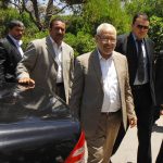 Ghannouchi lors d'une de ses nombreuses visites en Algérie. New Press